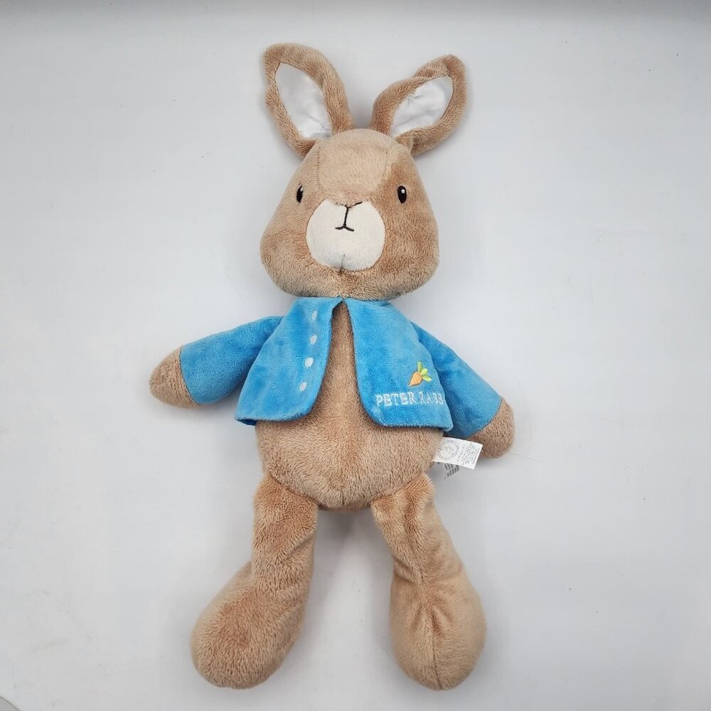 World of Beatrix Potter Peter Rabbit Plush Stuffed Animal Toy Blue Jacket 19 in